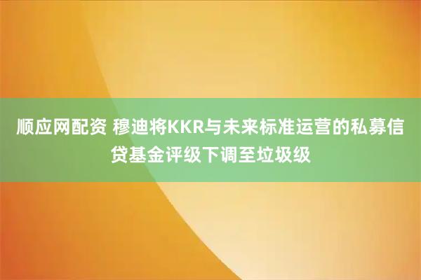 顺应网配资 穆迪将KKR与未来标准运营的私募信贷基金评级下调至垃圾级